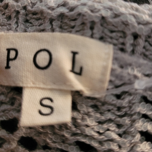 NWOT POL Gray Knit Lightweight Sweater. - Picture 7 of 7